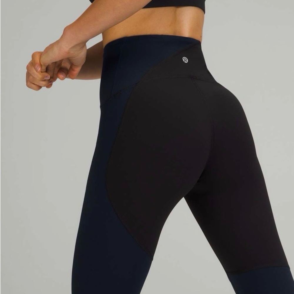 Lululemon Nulu Colour Block High-Rise Tight 25"